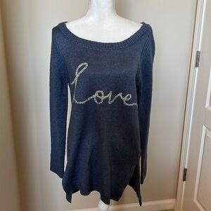 Lauren Conrad “Love” Long-sleeve Sweater #237
